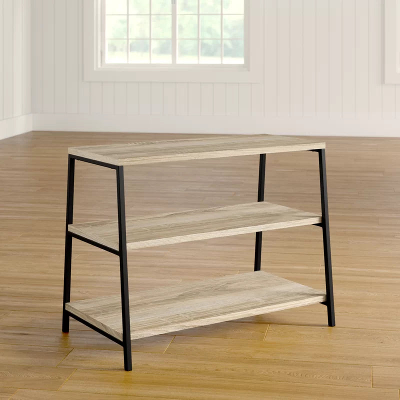 TV Stand for TVs up to 36" Black & Beige