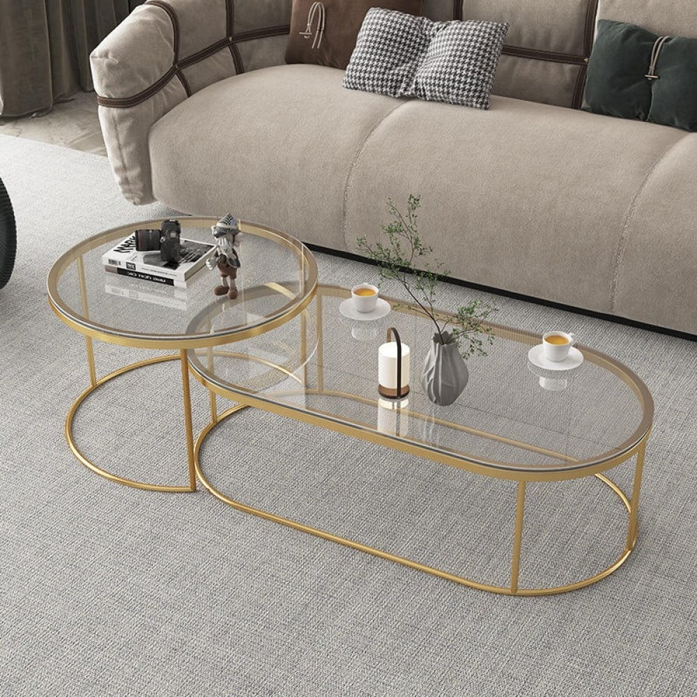 Coffee tables set - 2 pieces - CT-5000