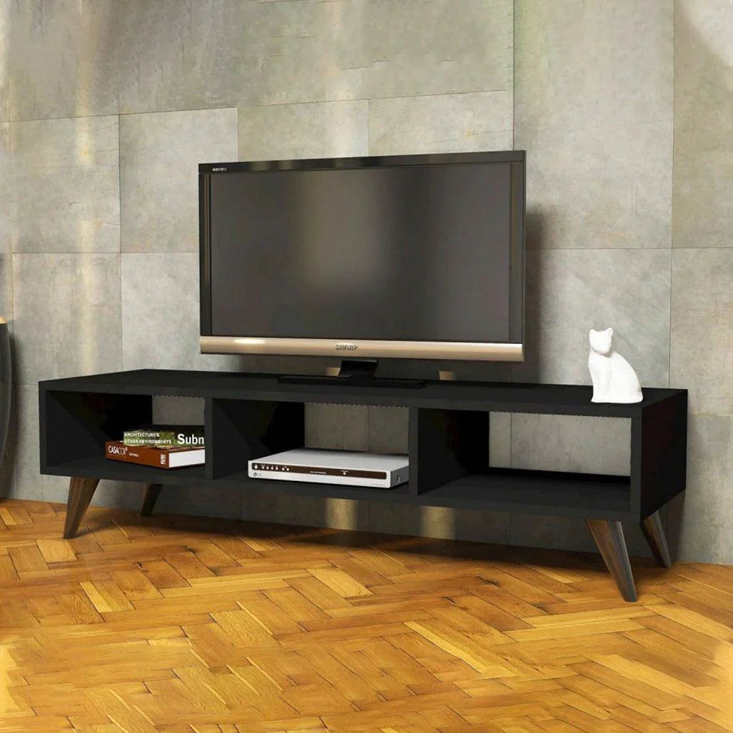TV table - Black 120 x 30 cm - TV-500