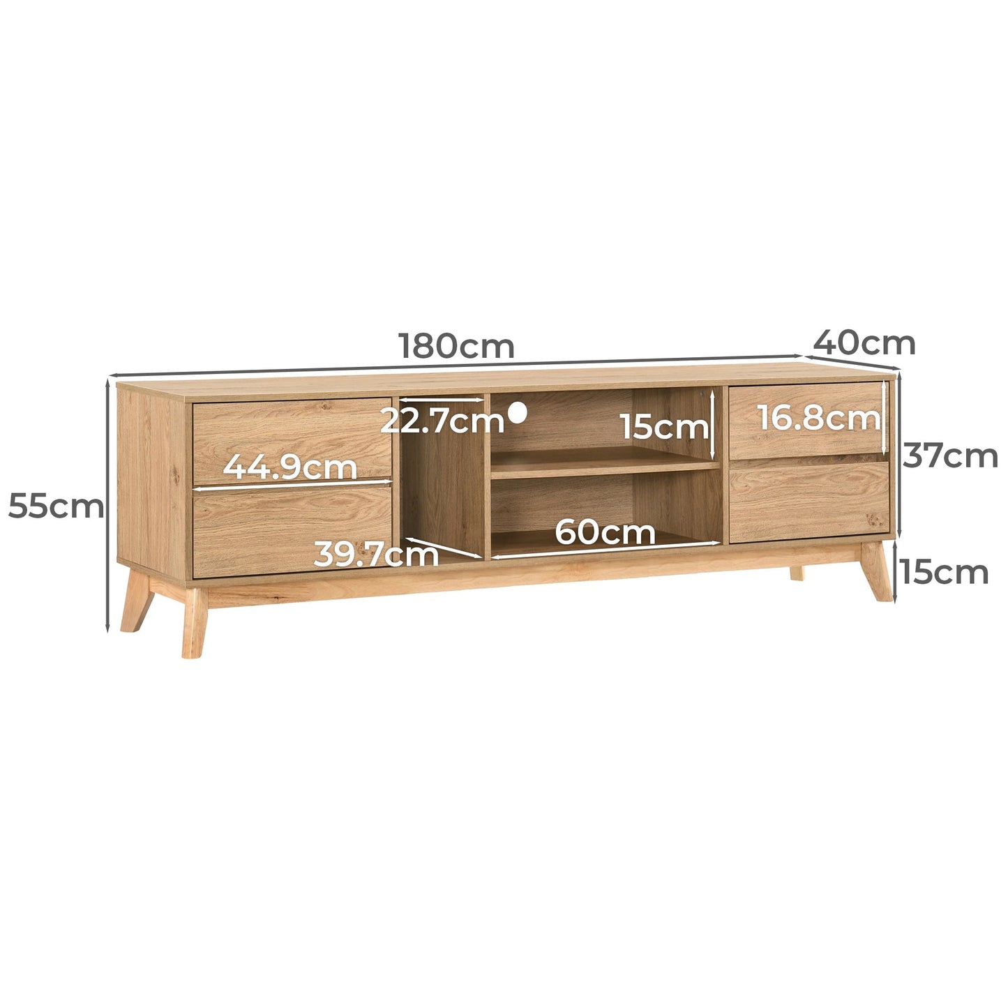 180cm Entertainment Unit