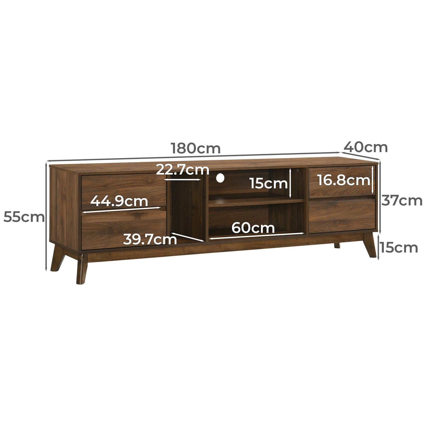 180cm Entertainment Unit