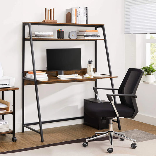 Home Desk Brown & Black120X50/74.4/150 Cm