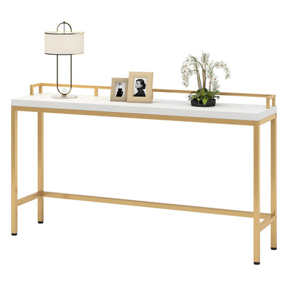 Console Table, 140 Cm Extra Long Sofa Table