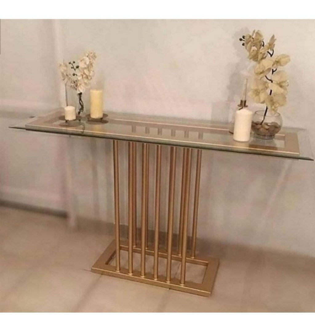 Console  Gold 100X40/90 Cm