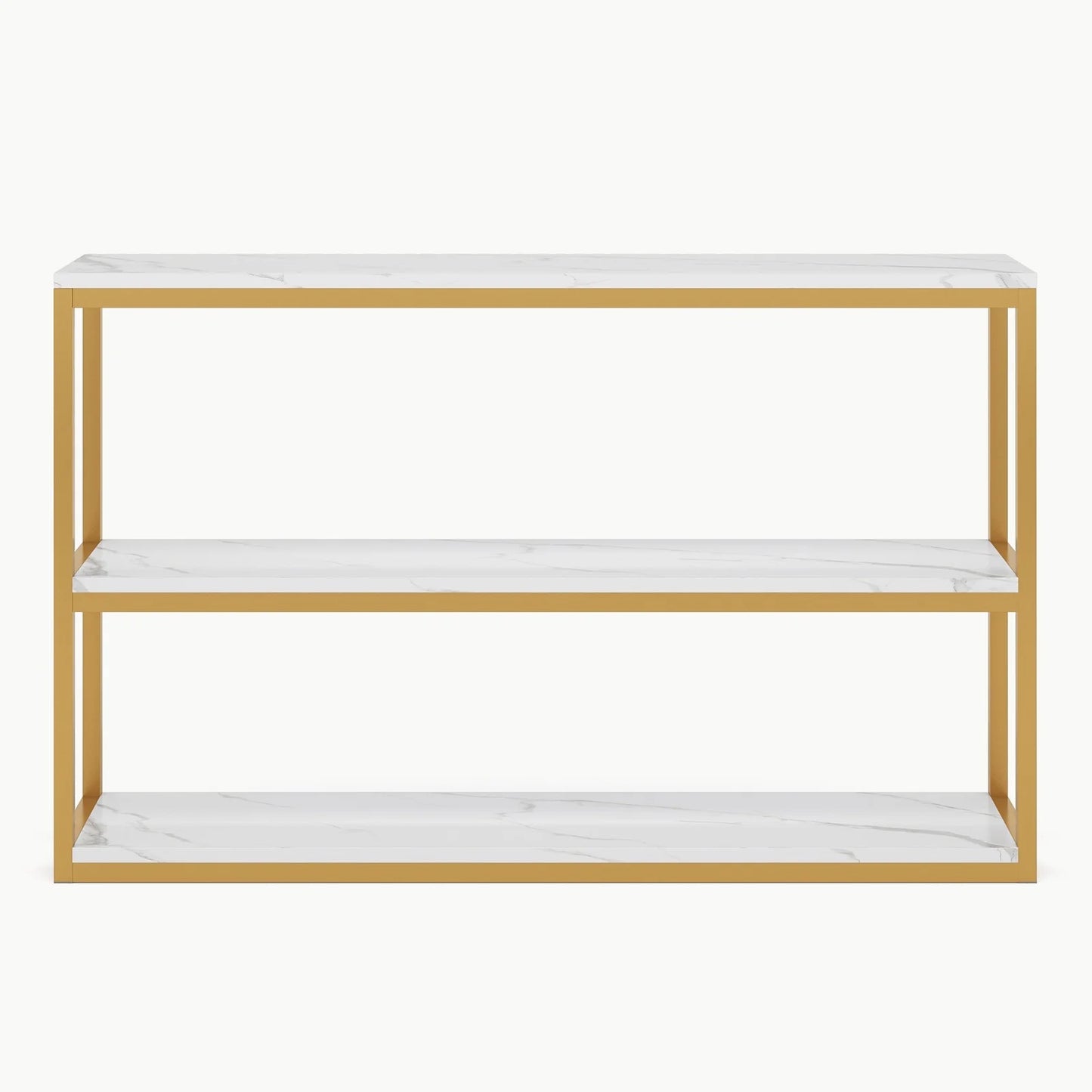 3 Tier Console Gold 120X30/83 Cm