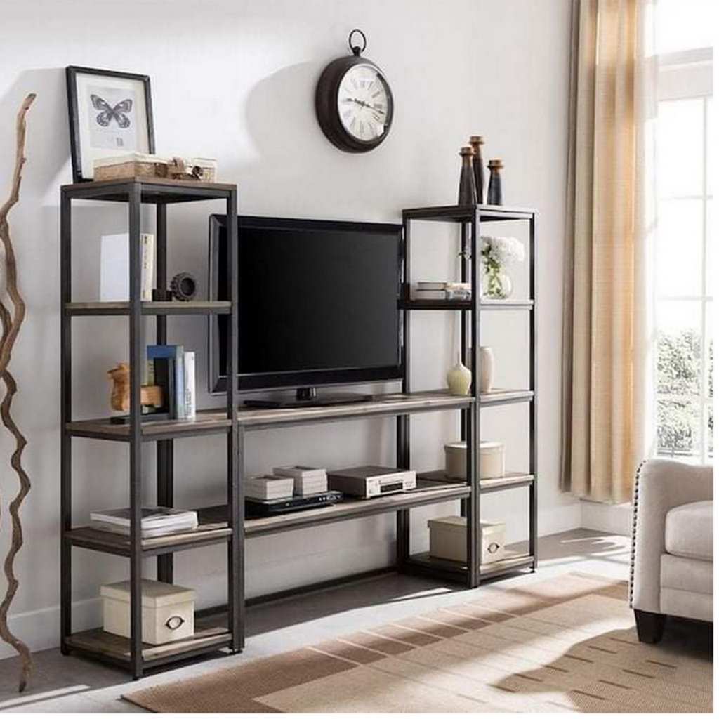 Metal tv deals shelf