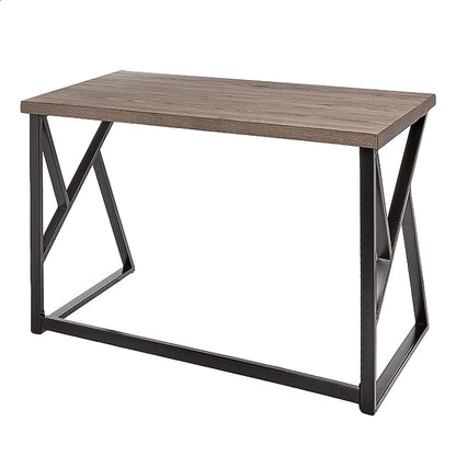 Desk Black & brown 120X60/75 Cm