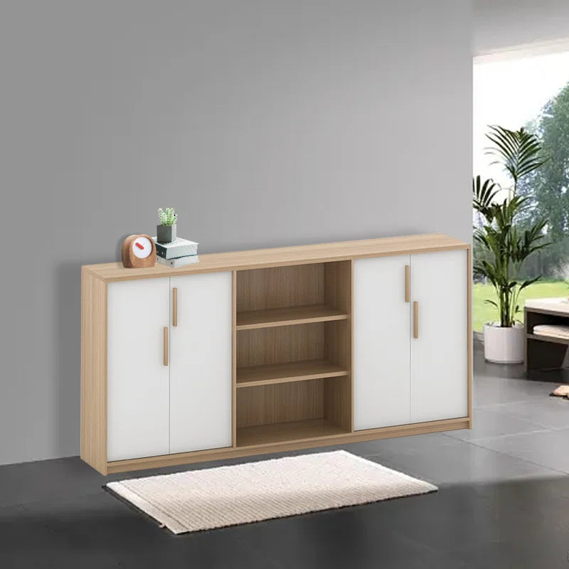 File Cabinet White & Beige