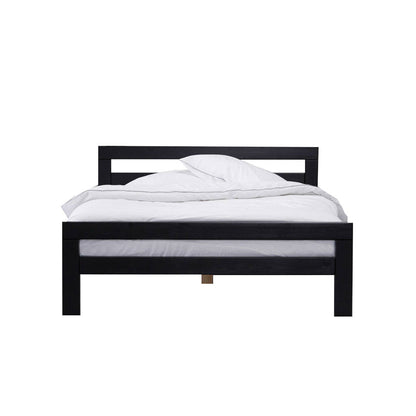 Bed 90×160×200×160 cm - Black -B-100