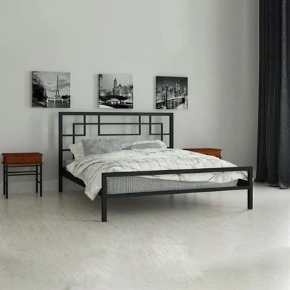 Metal Bed 150 cm×200 cm - B-1200