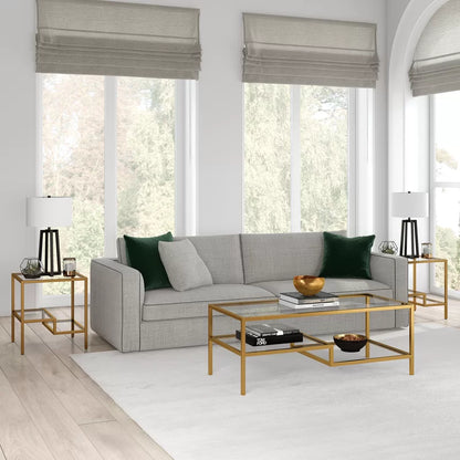 Coffee Table Gold 114X51/43 Cm