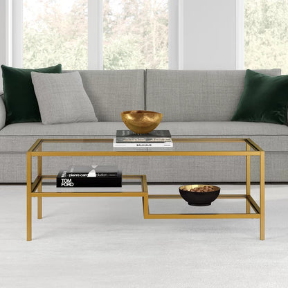 Coffee Table Gold 114X51/43 Cm