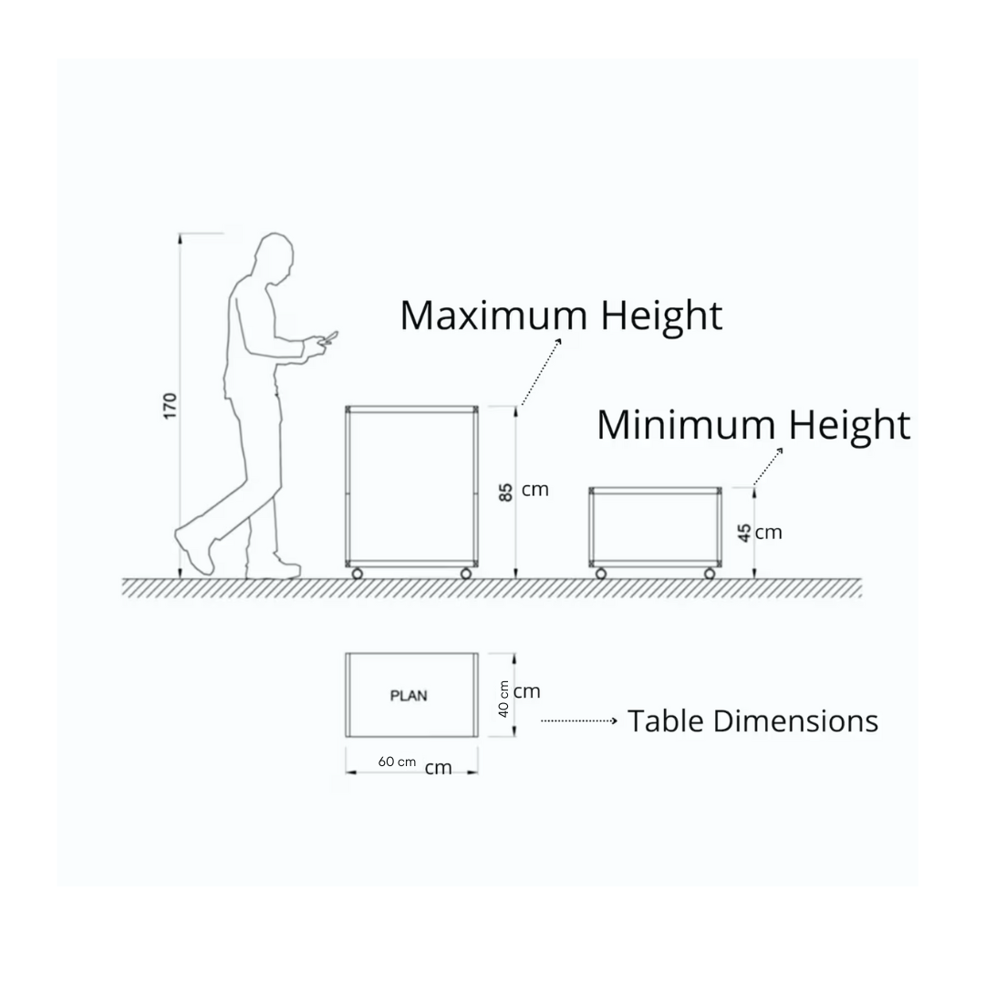 Nova Adjustable Wooden Multifunctional Desk