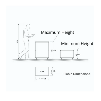 Nova Adjustable Wooden Multifunctional Desk