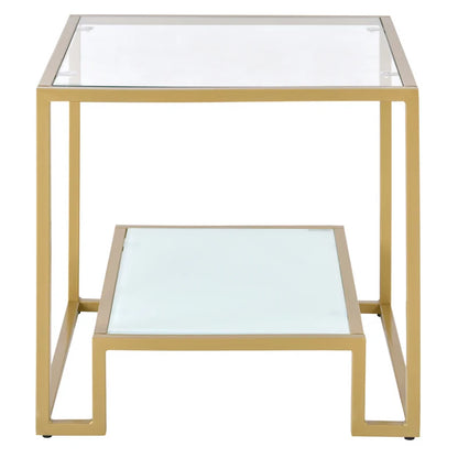 Side table - Gold  45X45/50 Cm