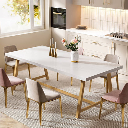 Stable Dining Table for 8 People