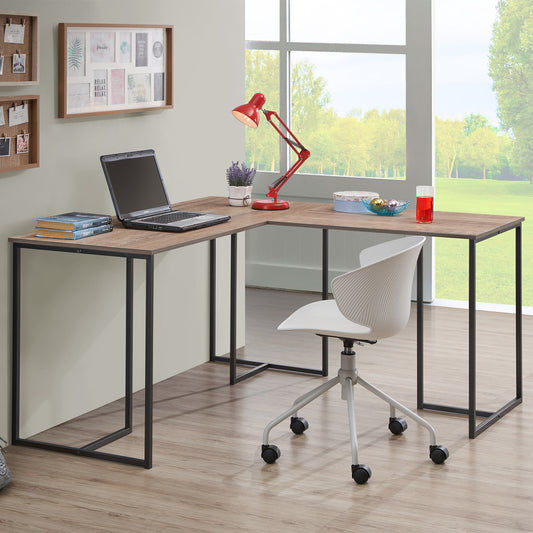 Natural Stable L-Shaped Office Desk