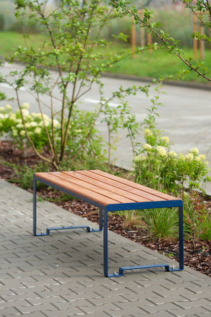 Stable 3 Seater Public Backless Bench