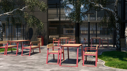 Stable Outdoor Table 150 cm 4-6 Seats