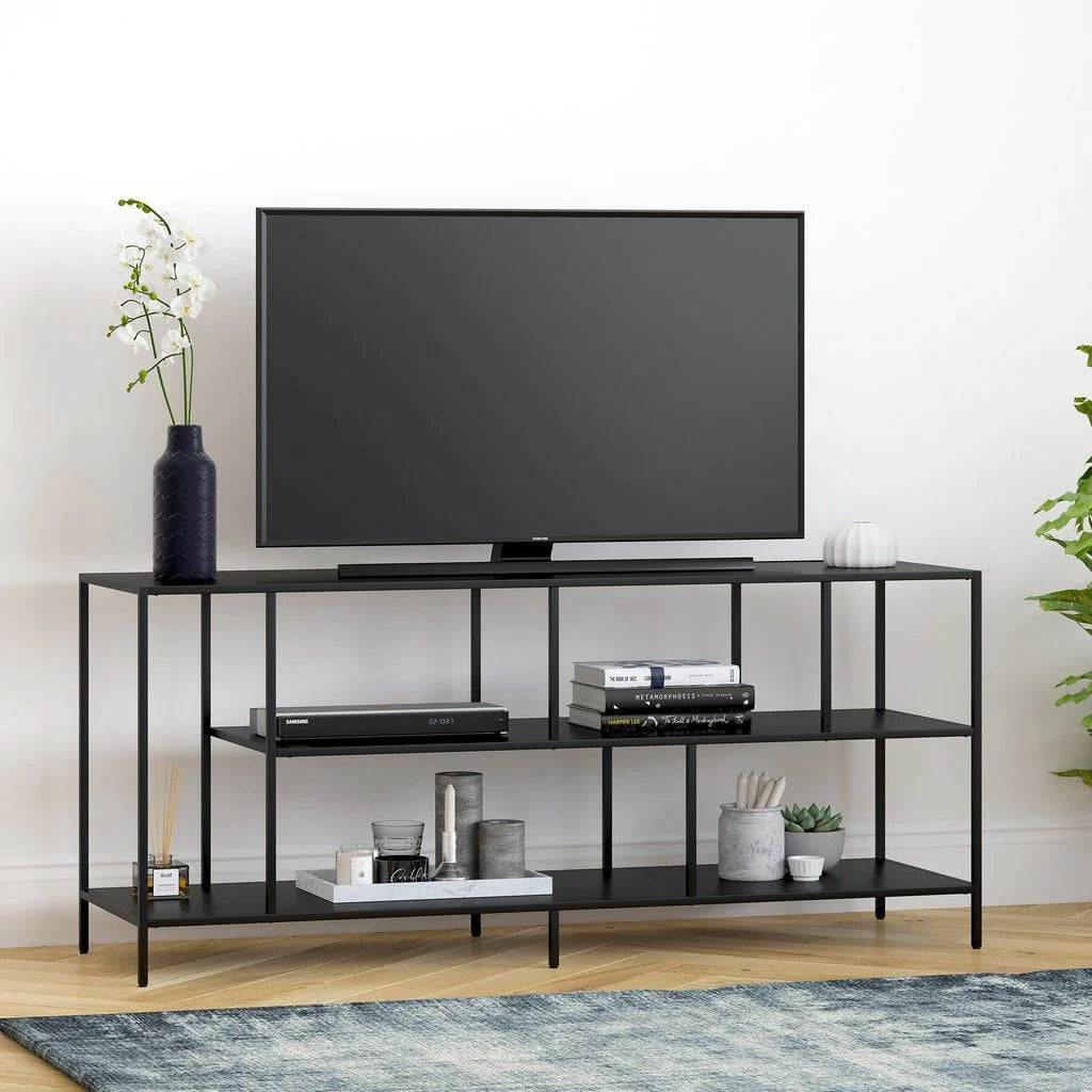 Tv Stand White 140X40/61 Cm