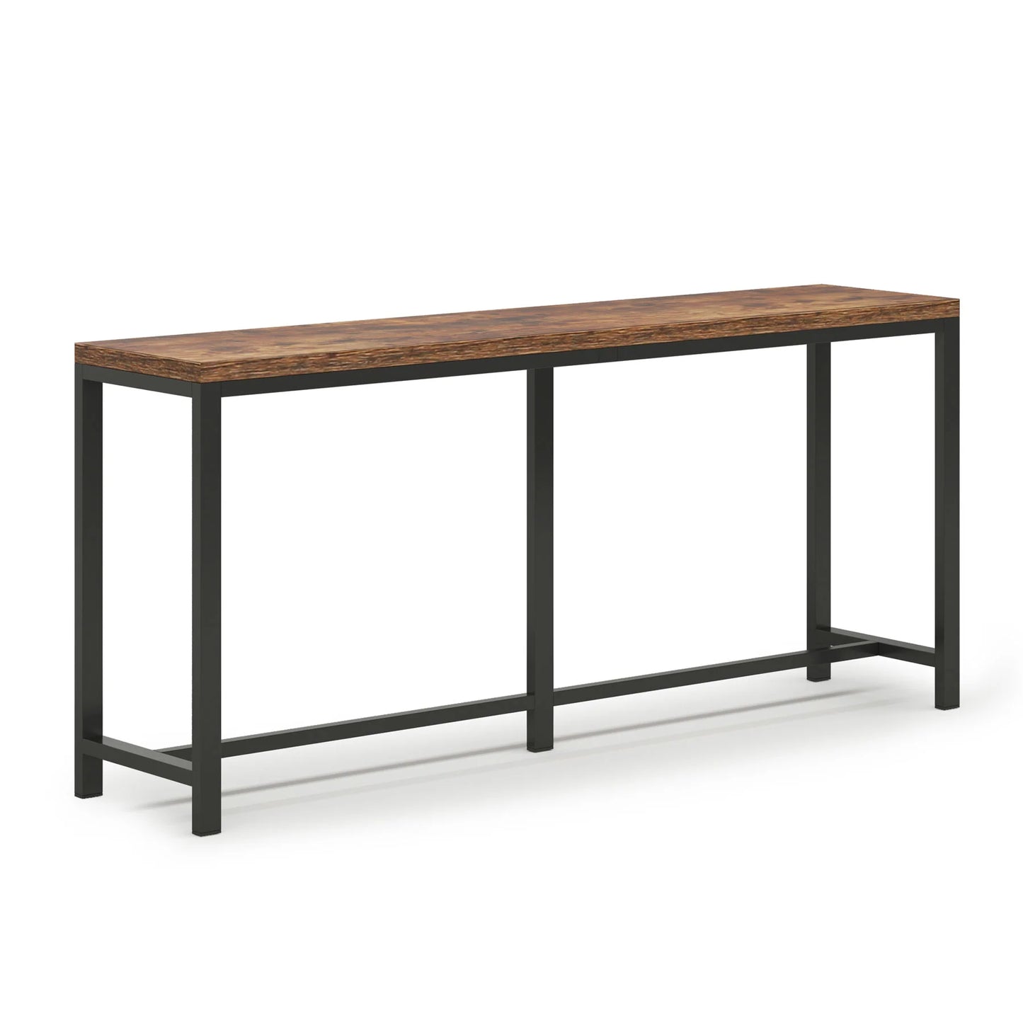 Console Table Black & brown 140X30/78 Cm