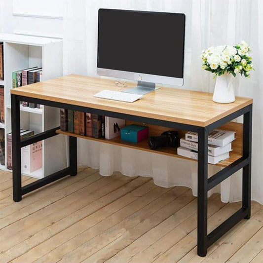 Desk Black & Beige 120X60 /75 Cm