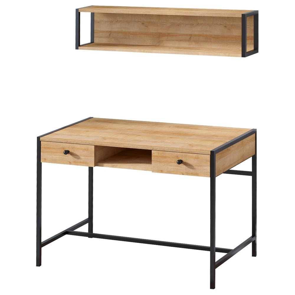 Stable Metal Desk 100x60 Cm with hanging shelf