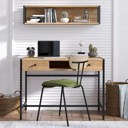 Stable Metal Desk 100x60 Cm with hanging shelf