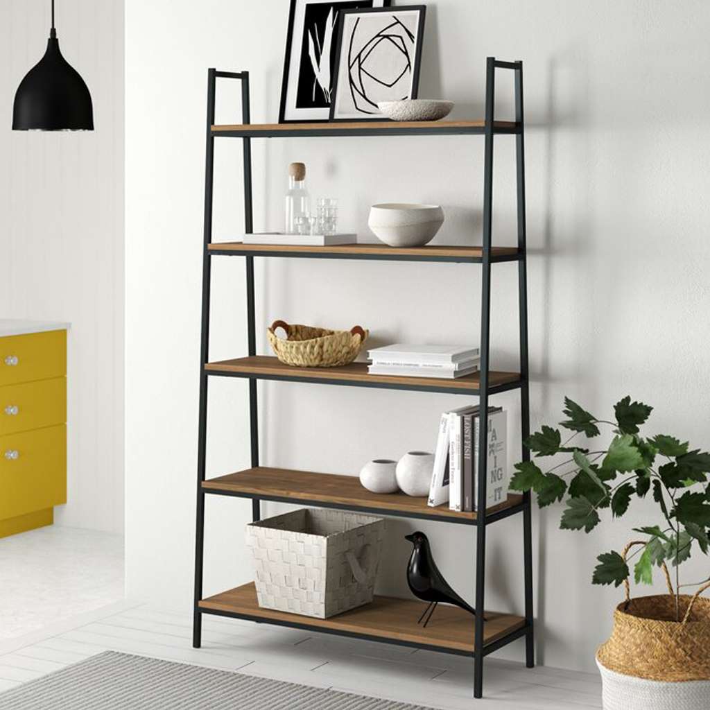 Display Unit Black & brown 100X40/185 Cm